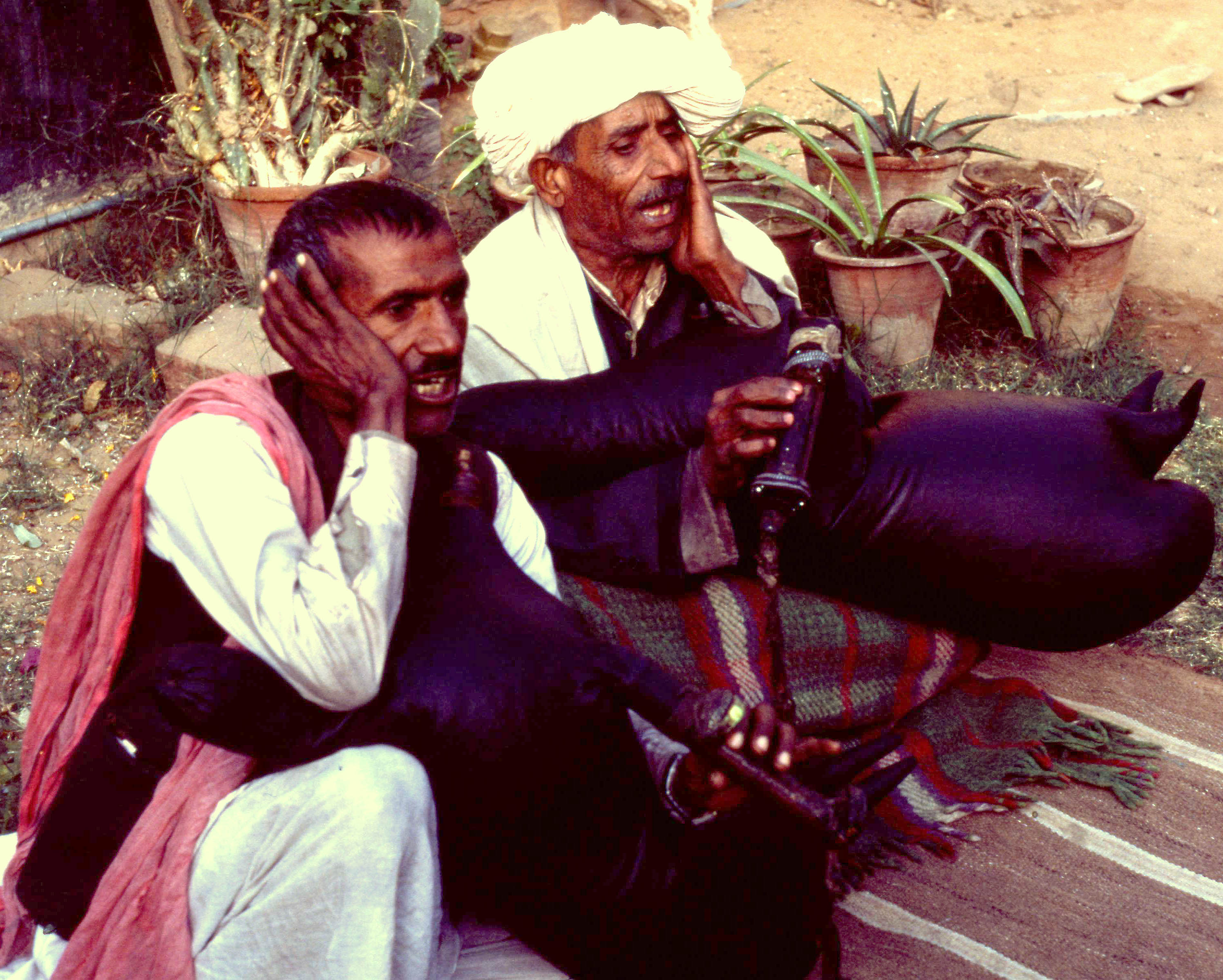 Sharvan and Baghwan Nath, bhopas from Alwar.